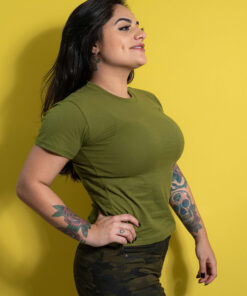 Baby Look Verde Militar